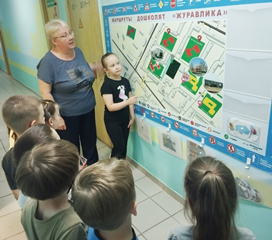Маршруты дошколят " Журавлика"