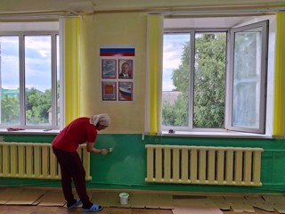 В МБОУ "Яльчикская СОШ им. Героя России Н.А. Петрова" стартовала подготовка к предстоящему учебному году
