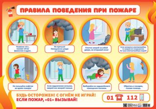 Правила поведения при пожаре
