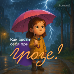Как вести себя во время грозы?