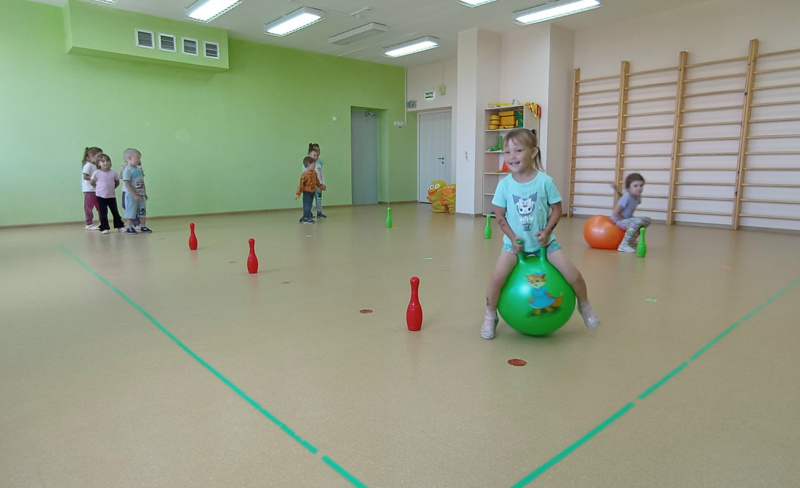 Спортивный заряд бодрости в детском саду.