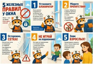 Хочешь проветрить комнату? Позови взрослых!