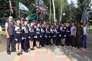 В День Военно-воздушных сил России, в парке села Комсомольское состоялось открытие памятного макета самолёта