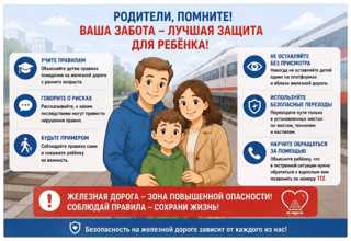 Игры на железной дороге — не развлечение, а смертельный риск!