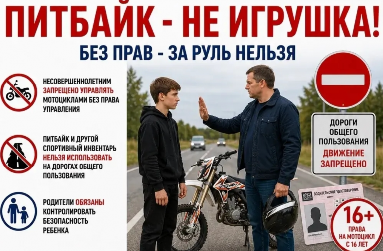 Без прав за руль нельзя!