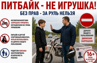 Без прав за руль нельзя!