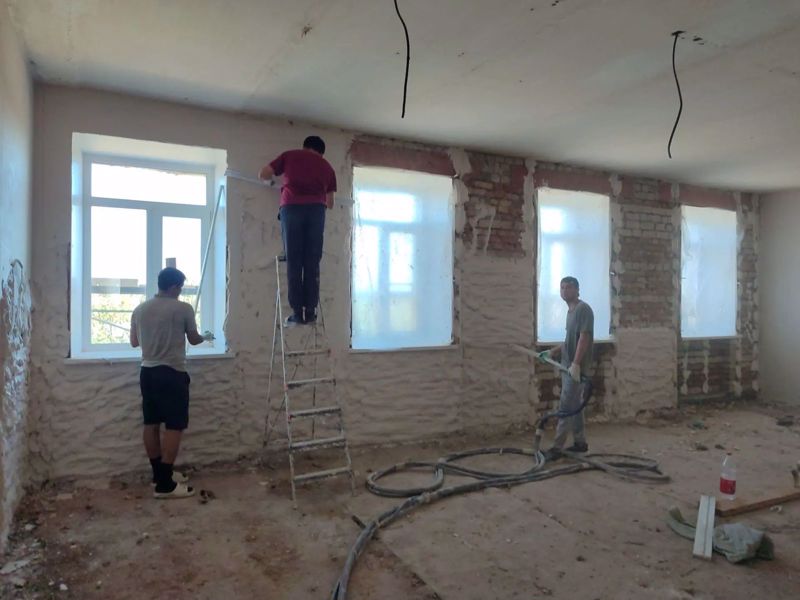 Продолжается работа, идет капитальный ремонт