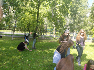 Летняя практика на пришкольном участке