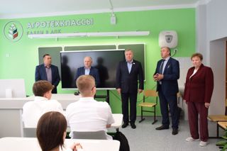 33 школьника начали обучение в новом агротехклассе