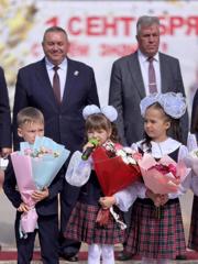 В МАОУ «Комсомольская СОШ 2» прозвенел первый звонок
