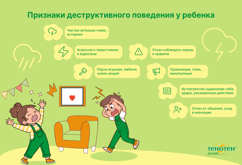 Деструктивное поведение ребенка