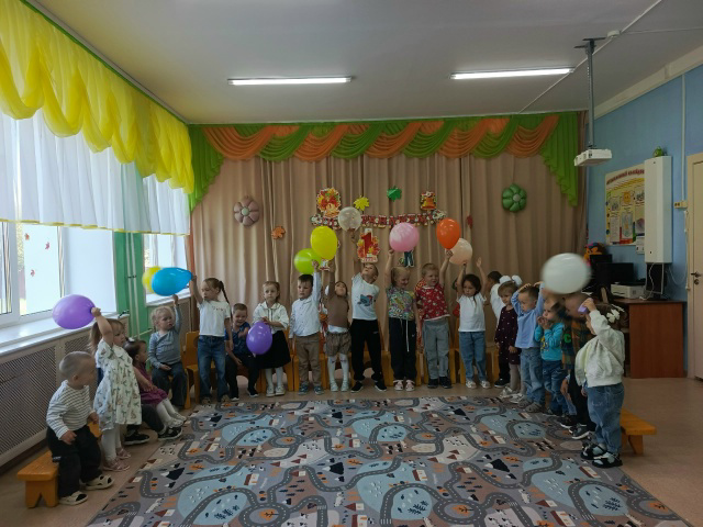 День знаний в детском саду.
