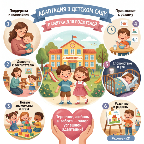 Адаптация в детском саду.