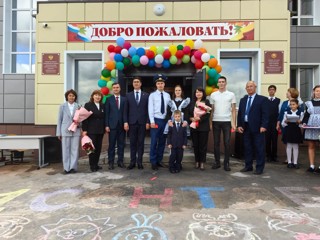 Открытие Сятракасинской школы после капитального ремонта