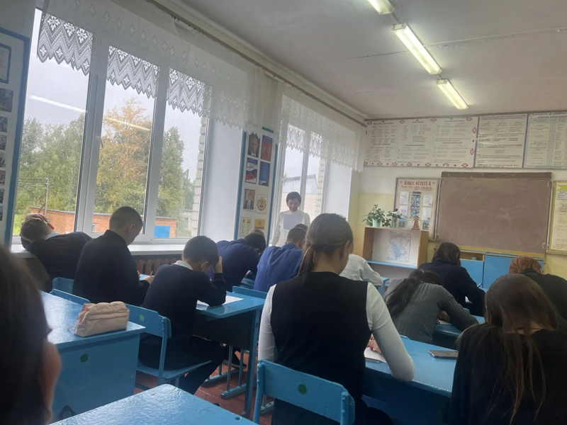 Всероссийский диктант на родном чувашском языке «Россия -дом народов"