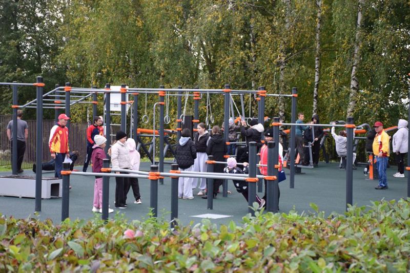 В Питеркинской школе открылась современная площадка для подготовки и сдачи нормативов комплекса ГТО