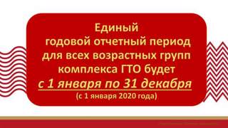 «Отчётный период ГТО»