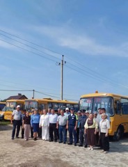 Школьные автобусы Комсомольского округа прошли проверку перед новым учебным годом.