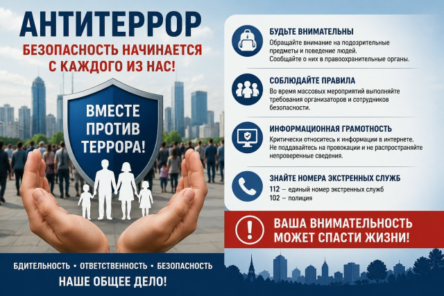 Безопасность начинается с каждого из нас