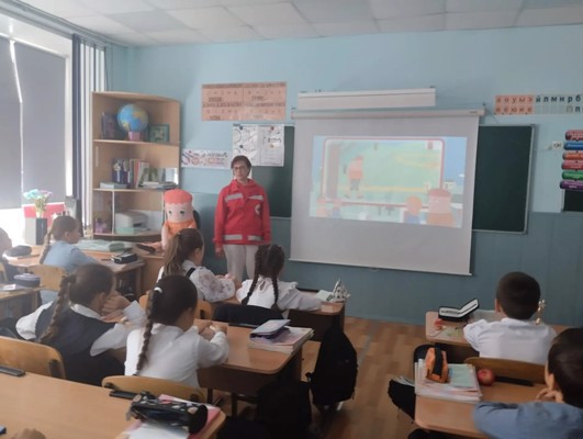 Красный крест в 3В классе