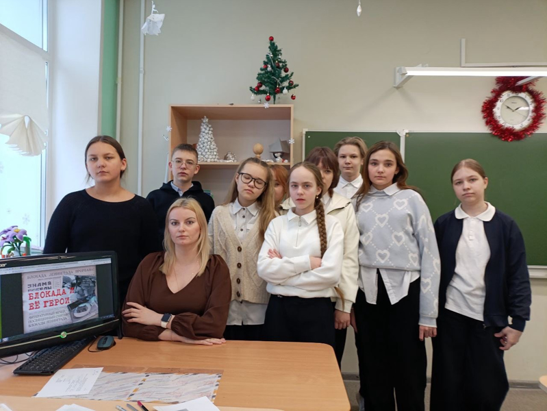 «Блокада и её герои»: вечер памяти в 6 классе 🌨❄️