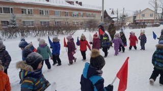 Спортивная эстафета с участником СВО