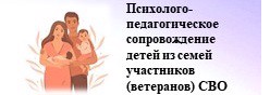 Психолого-педагогическое сопровождение детей из семей участников (ветеранов) СВО