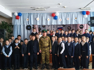 Патриотический урок в нашей школе