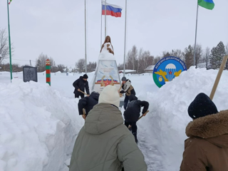 Снежный десант нашей сельской местности!