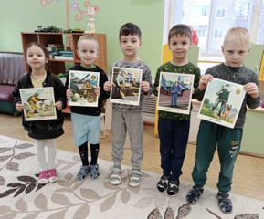 Участие в акции "Гордость. Уважение. Слава солдату"