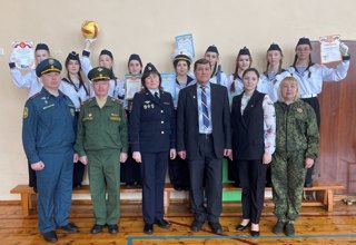 Отряд юных моряков им.Виктора Сидюхина Санарпосинской школы  - победитель муниципального Слета отрядов  "Юные друзья органов безопасности и правопорядка" Вурнарского МО