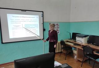 День молодого избирателя среди старшеклассников школы